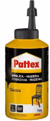 Colla vinilica per legno Pattex in resina sintetica trasparente 250 g