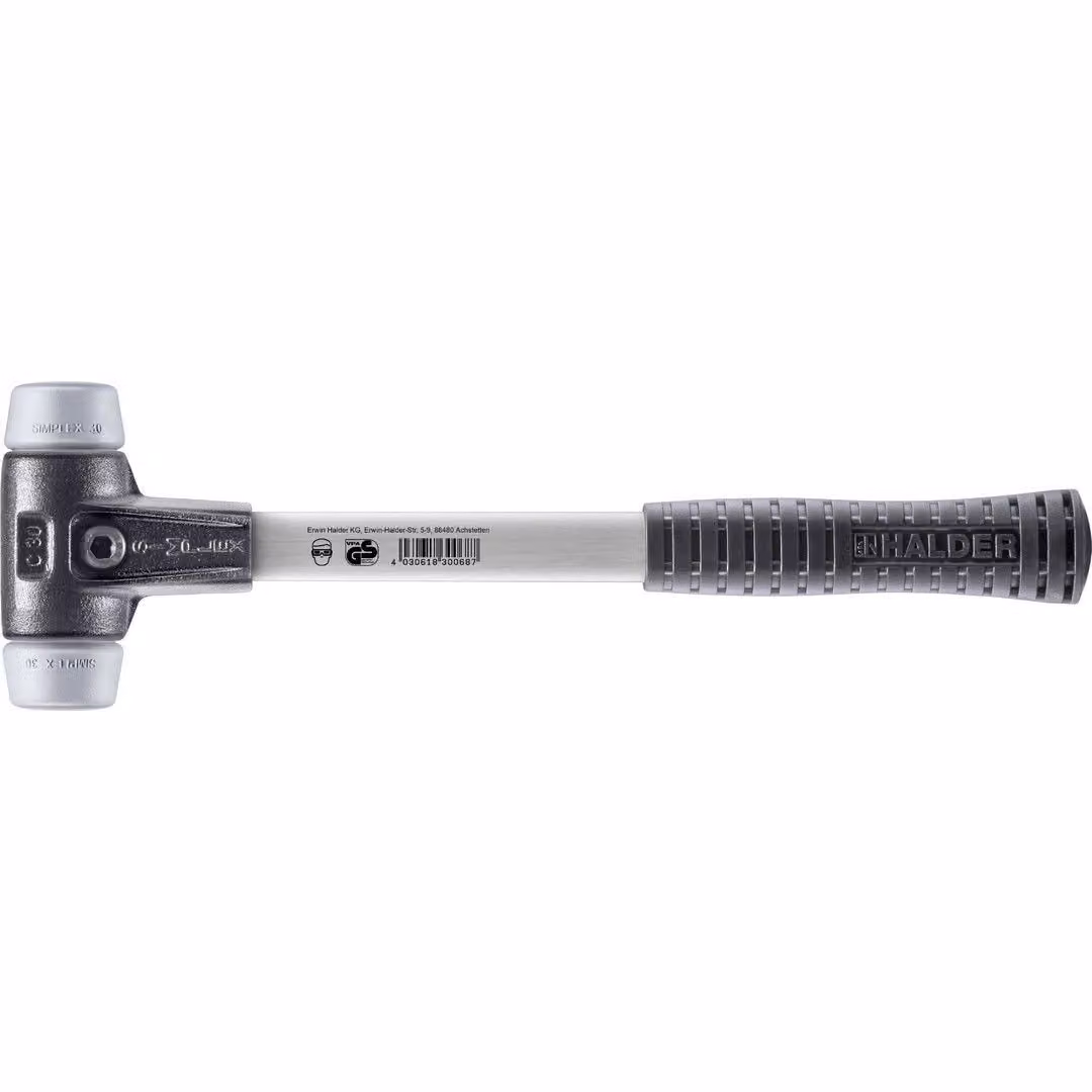 Mazza SIMPLEX soft-face, TPE-mid; con rinforzo..