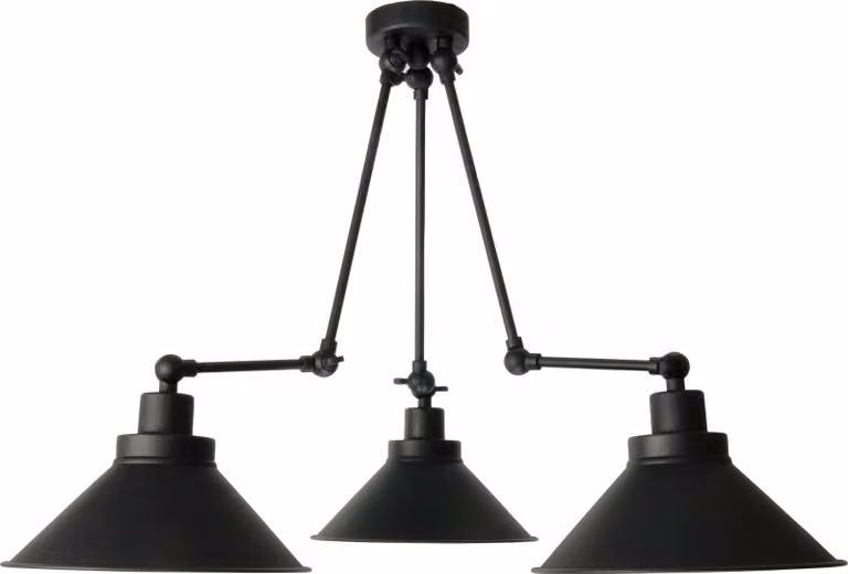 Plafondaio industriale in stile loft, nero, COROLLA 13-332