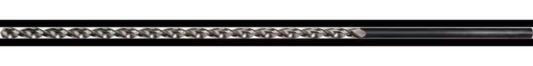Punta a spirale per fori profondi DIN 1869 tipo TS, diametro nominale 7 mm, HSS, gambo cilindrico, serie 3