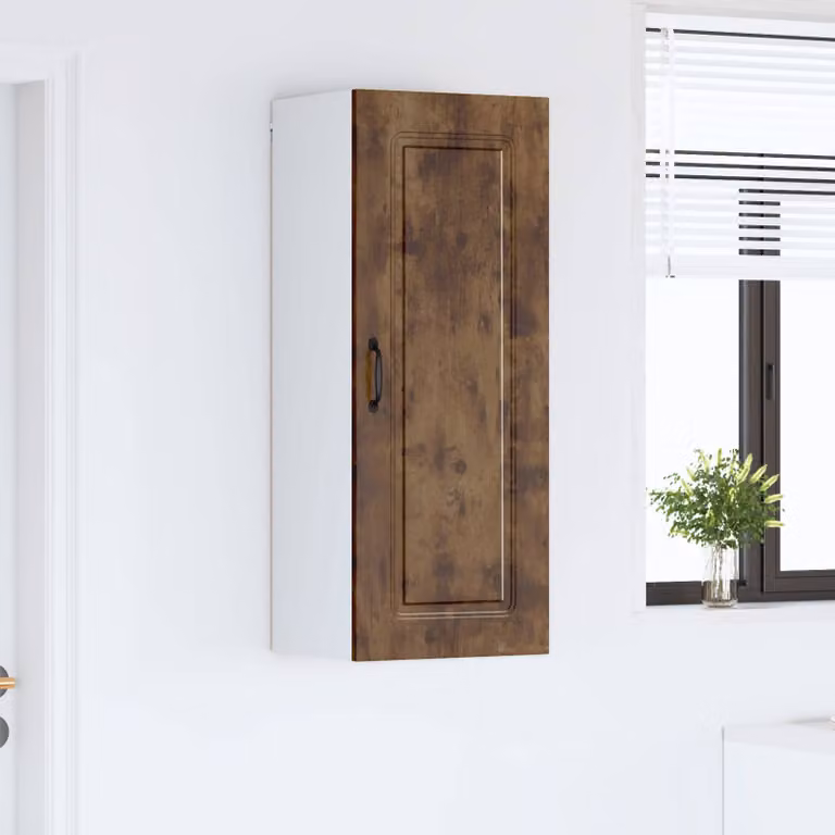 vidaXL Pannello per lavastoviglie Kalmar Rovere fumé, colore marrone, L: 40 cm, P: 31 cm, H: 100 cm