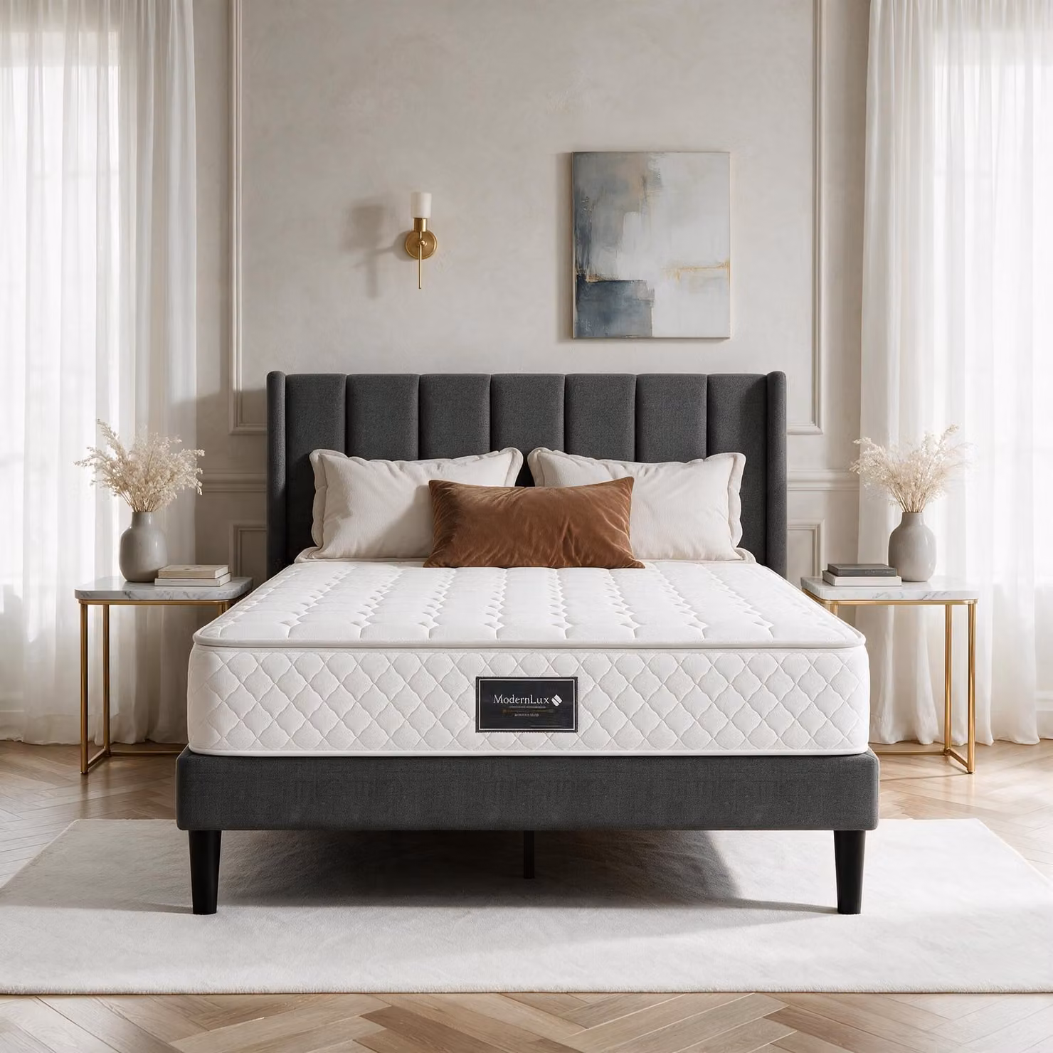 Materassi INONEFT, dimensioni 160x200 cm, altezza 25 cm, materasso a molle insacchettate H3, materasso in schiuma fredda a 7 zone, schiuma confortevole, comfort ortopedico