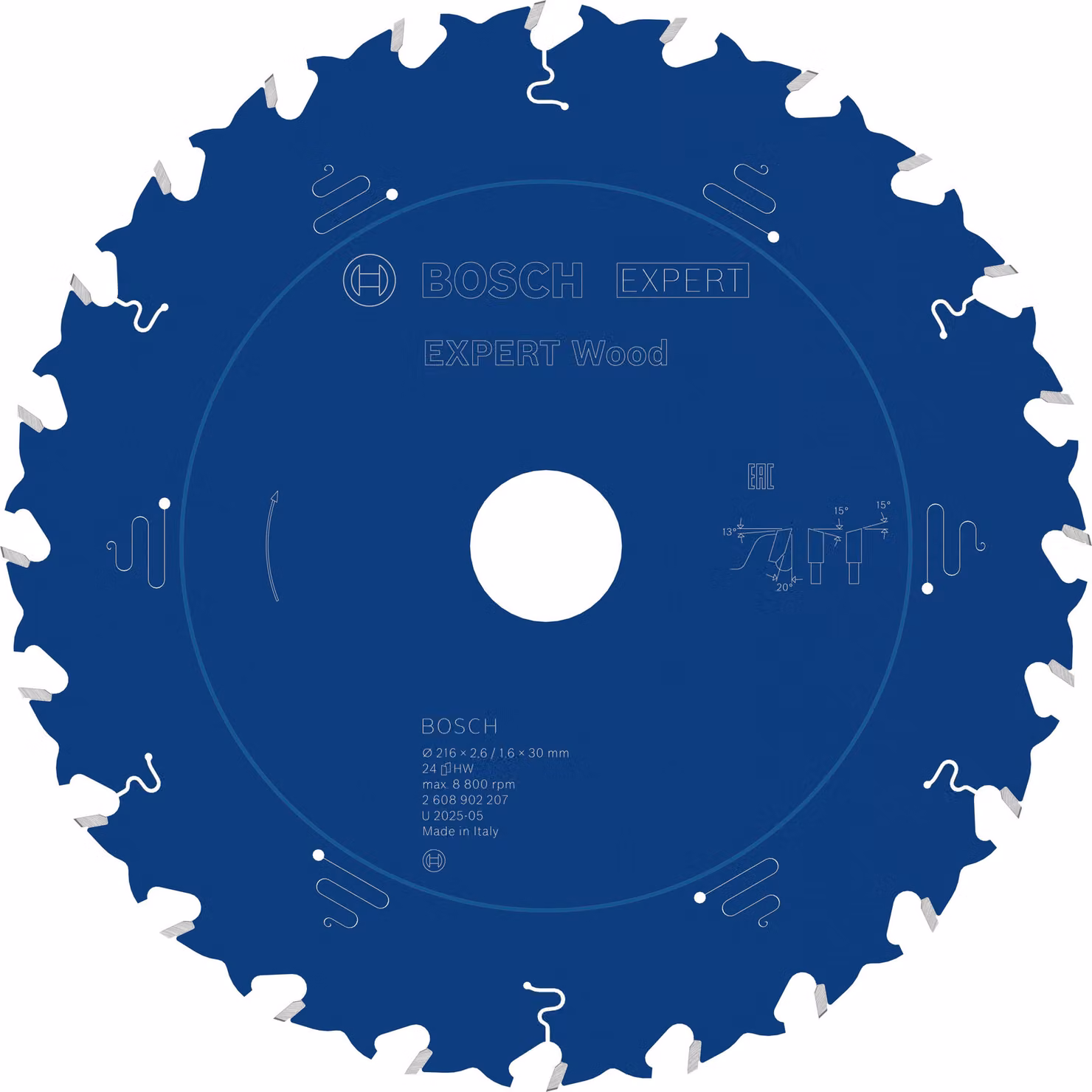 Lama circolare Bosch EXPERT Wood, 216x30 mm, Z24