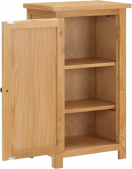 Credenza 45x32x85 cm in Legno Massello di Rovere 289198