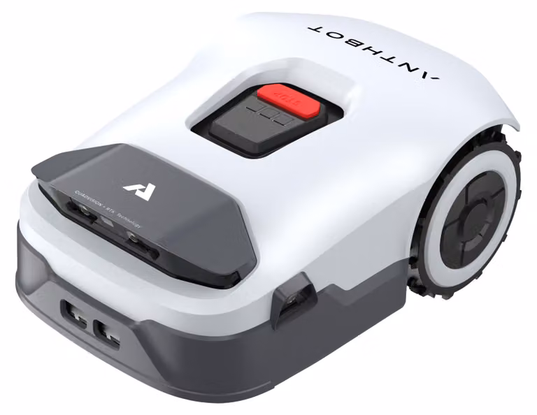 Robot tosaerba Anthbot Genie 600E per una superficie di 600 m², senza cavo perimetrale, con tecnologia RTK e 4 telecamere con intelligenza artificiale