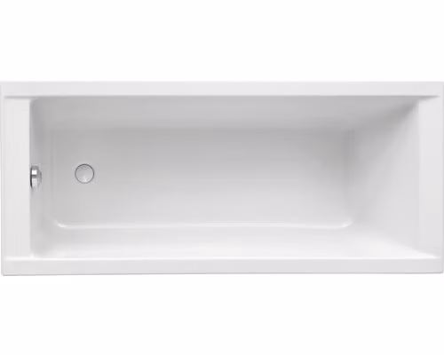 Vasca da bagno stampata Ottofond Braga 170 x 75 cm, bianco