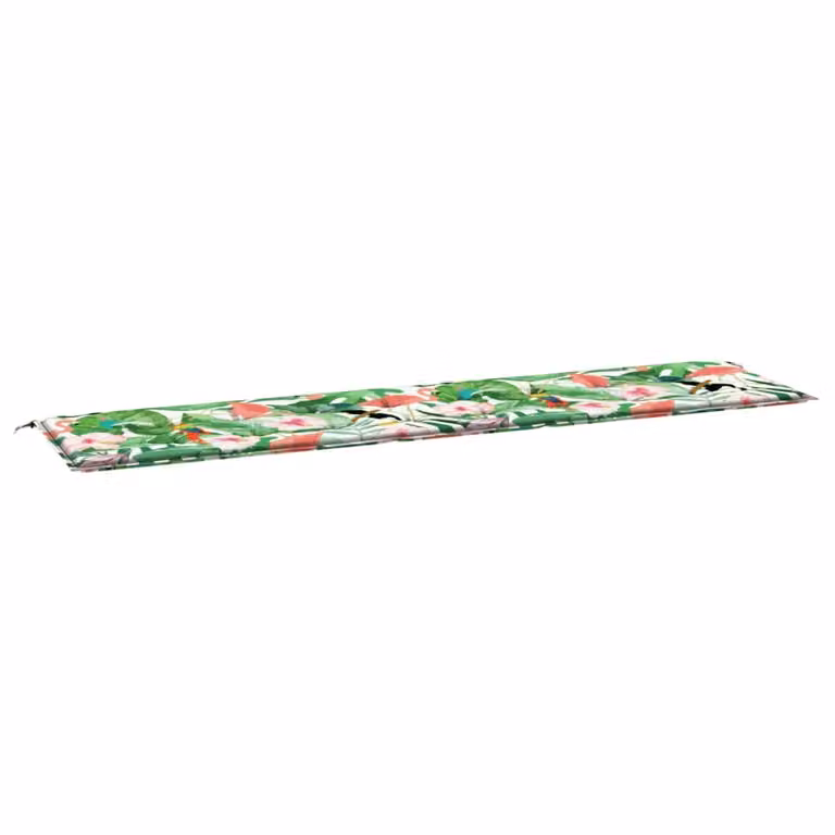 Cuscino per Panca da Giardino Multicolore 200x50x4cm in Tessuto