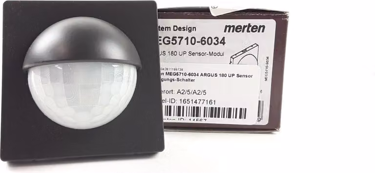 Merten MEG5710-6034 Unità superiore Argus 180 modulo sensore da incasso D-Life antracite