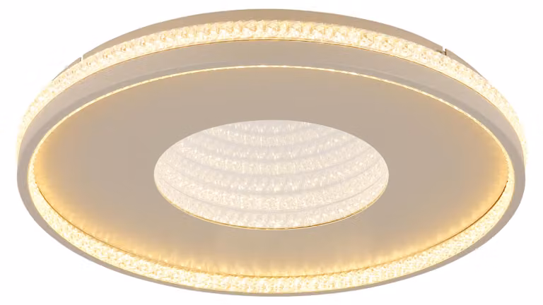 Plafoniere a LED, telecomando, luce notturna, CCT, D 50,5 cm