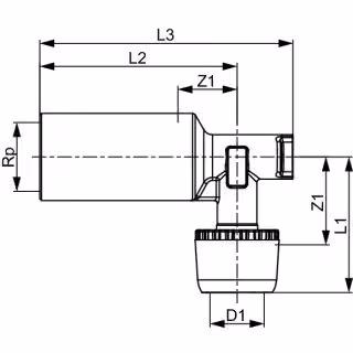 TECE 8803501, disco a muro TECElogo-Ax, modello lungo