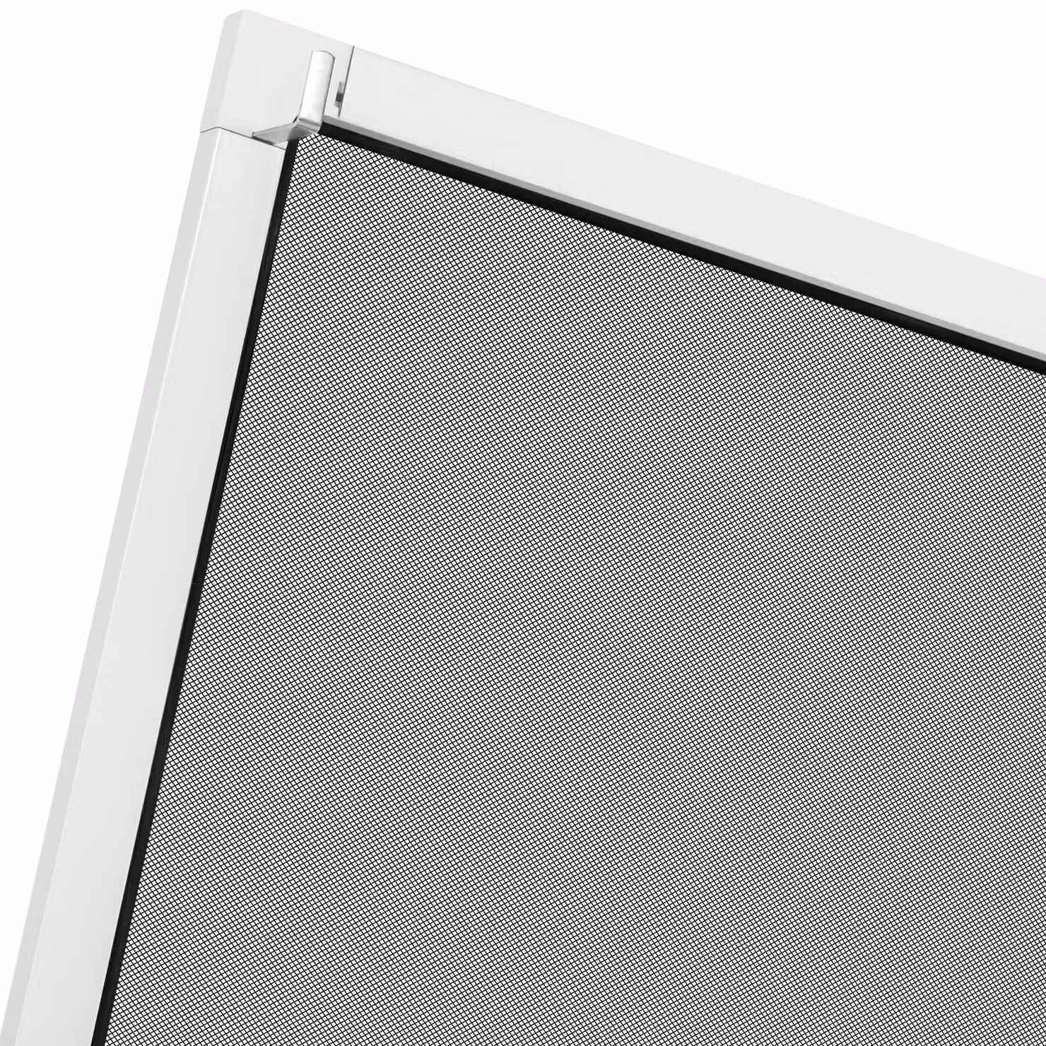 Zanzariera con telaio in alluminio TecTake per finestre, colore bianco, L 100 cm x H 120 cm – 1
