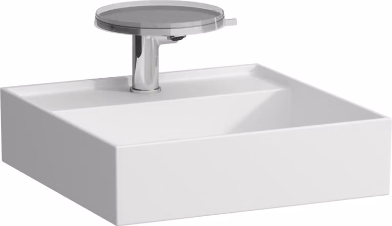 LAUFEN Kartell lavabo à poser, 1 trou pour robinet, sans trop-plein, 460x460mm, H8183317571111, H8183317571111