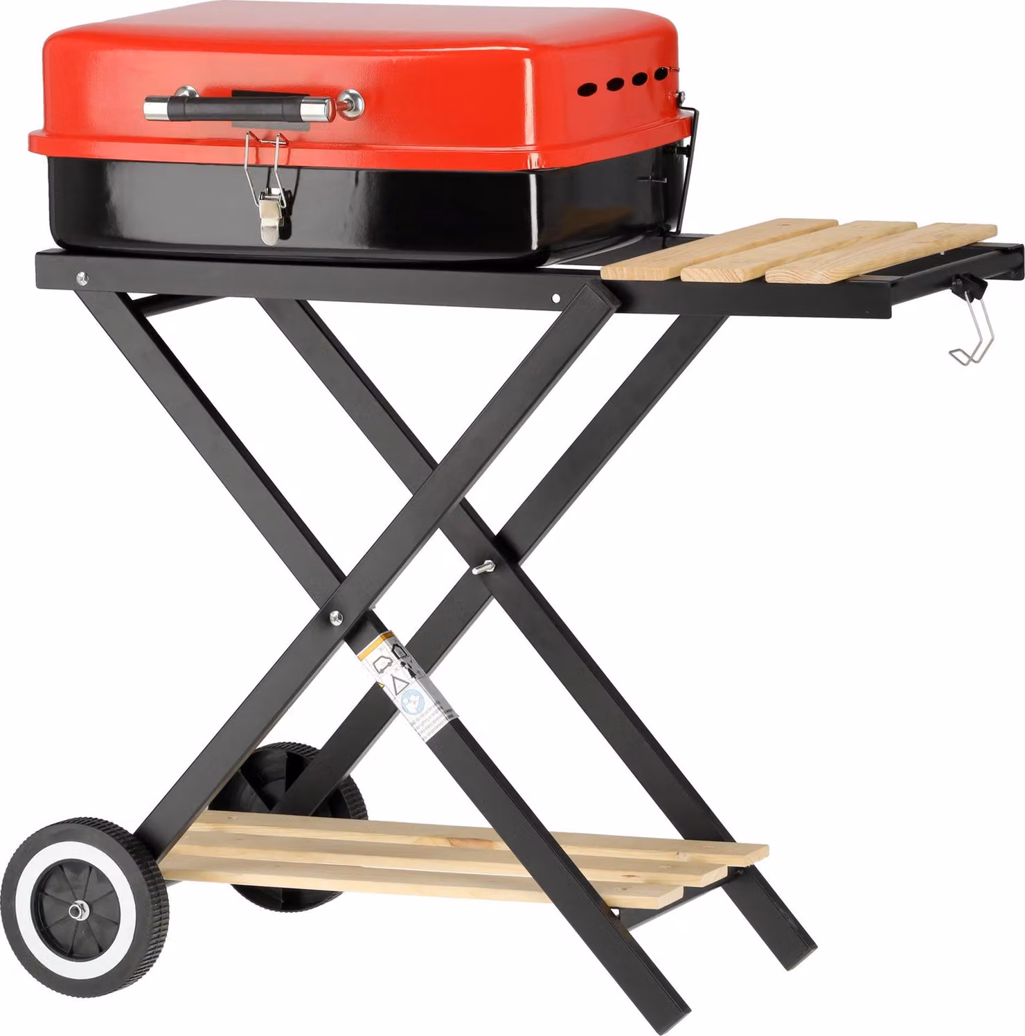 Barbecue a carbonella pieghevole, 45 x 33,5 cm