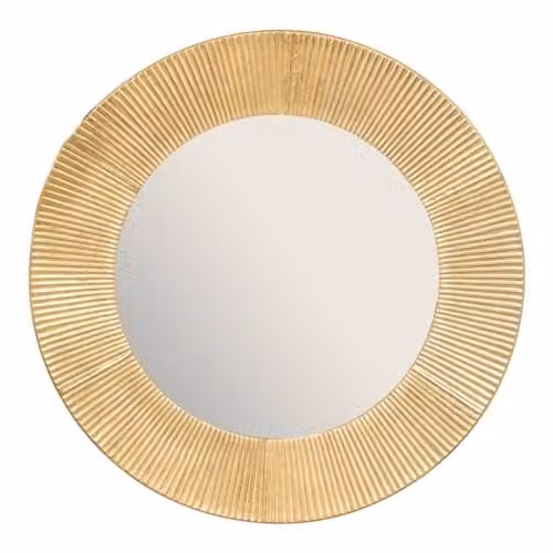 Atmosphera - Specchio Milda - metallo - oro - D90 cm