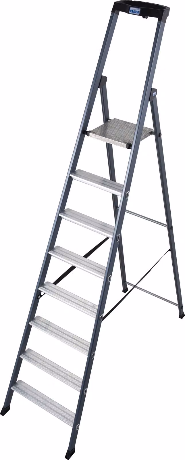 KRAUSE MONTO Stufen-StehLeiter Sepro S, eloxiert 1x8 Stufen