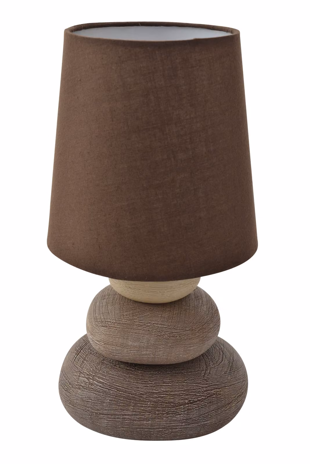 Näve 3045214 Lampada da tavolo in tessuto ; Colore: Marrone