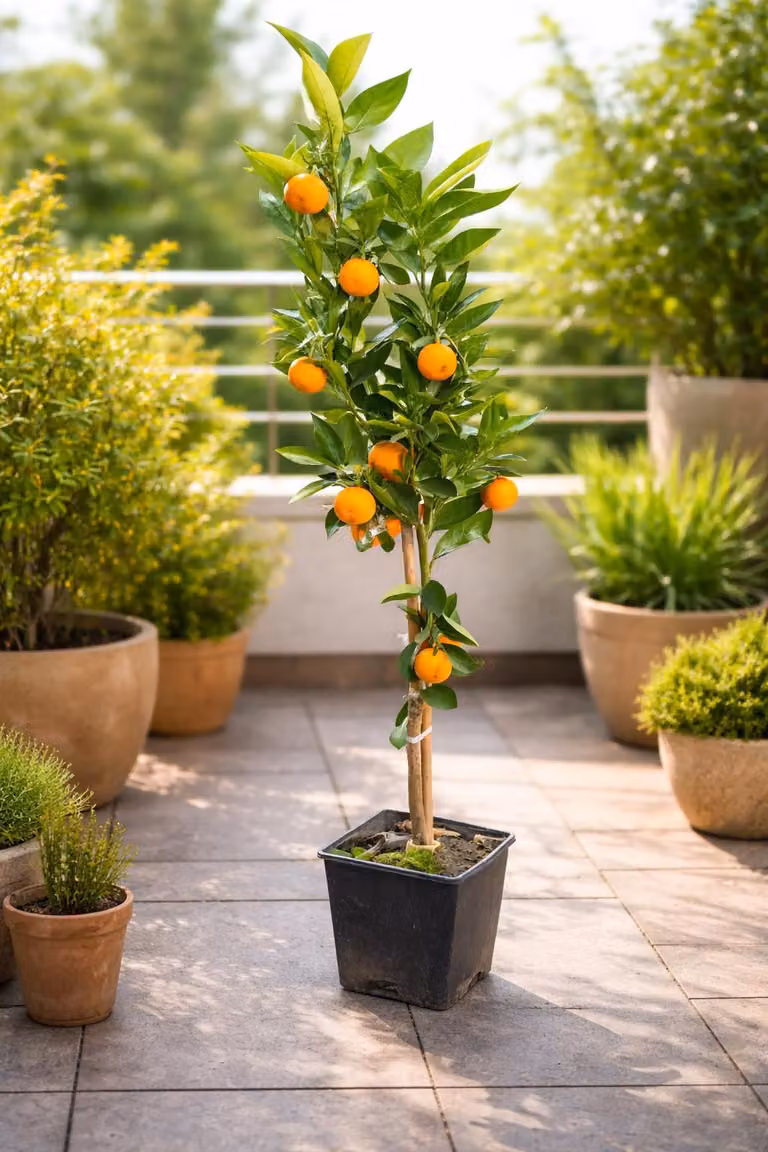 Albero di limoni Clementine Spinoso (120-150 cm) - Pianta di clementine dolci per giardino e terrazzo, resistente, fruttifera