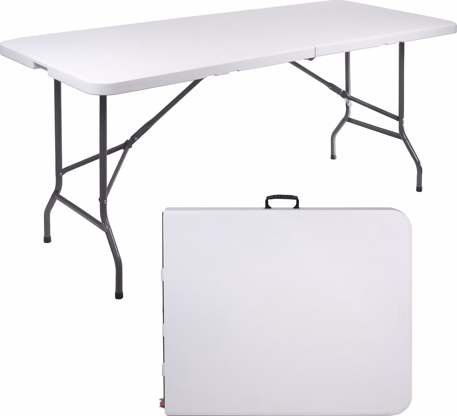Tavolo pieghevole Tavolo pieghevole Tavolo da campeggio Tavolo da giardino Tavolo da buffet con maniglia di trasporto 180x75x74cm max. 150kg