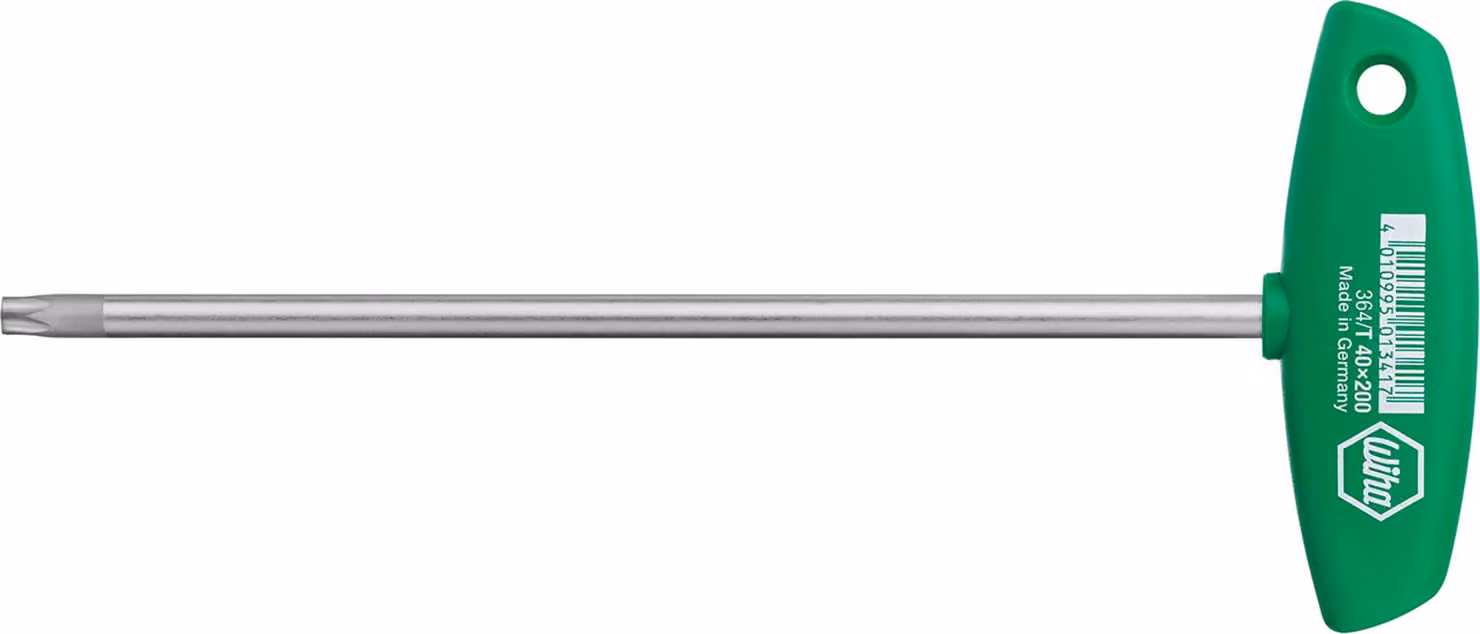 Cacciavite Torx da officina Wiha misura T 50 Lunghezza lama: 250 mm (01345)