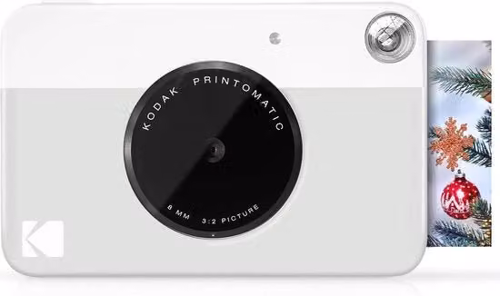 Stampante Fotografica Portatile Kodak Bianca con Tecnologia Dye Sublimation