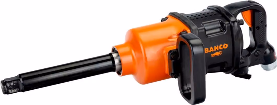 Avvitatore pneumatico Bahco 1, meccanismo a doppio martello, 6 incudini, 6,2 bar, fino a 3.500 Nm