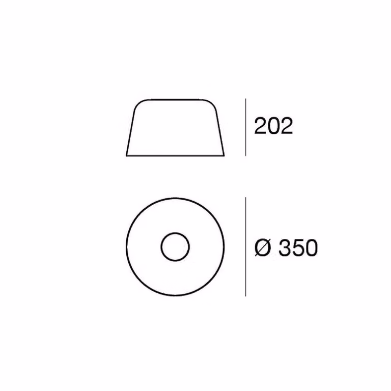 Linea Light Plafoniera a LED Delfi_S, dimmerabile, Bianco / Opale, Soggiorno / Sala da pranzo, Alluminio, Moderno, Plafoniera LED