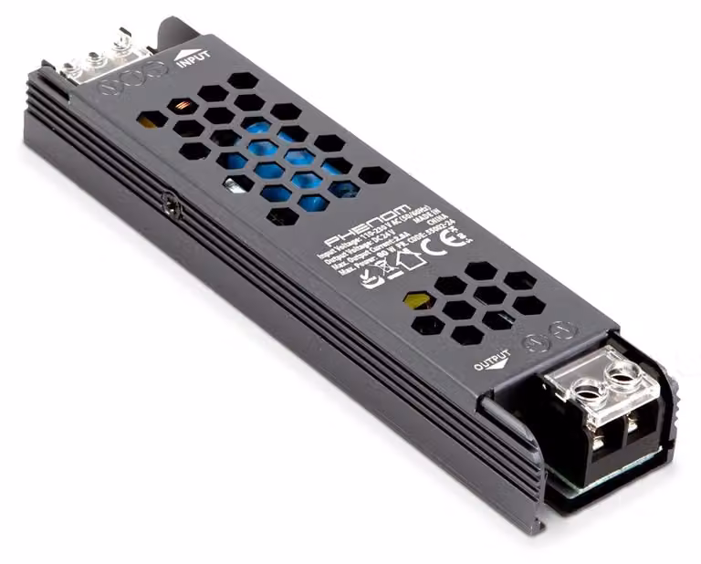 Alimentatore LED - Trasformatore - Per strisce LED - Alimentatore trasformatore stabilizzato 12V DC 5A - 60W - Adatto per illuminazione a LED e applicazioni industriali [55002-12]
