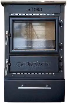 Stufa a legna a libera installazione Outinfire 305 BOX colore nero