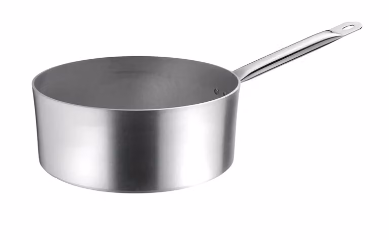 Casseruola bassa in alluminio con manico in acciaio inox, diam. 20cm