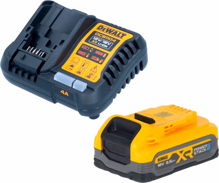 Caricabatterie rapido DeWalt DCB 1104 10,8 - 18 V 4,0 A per batterie XR Li-Ion