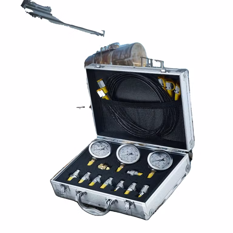 Kit per prove di pressione idraulica, acciaio inossidabile resistente, misurazioni versatili, BIANCO