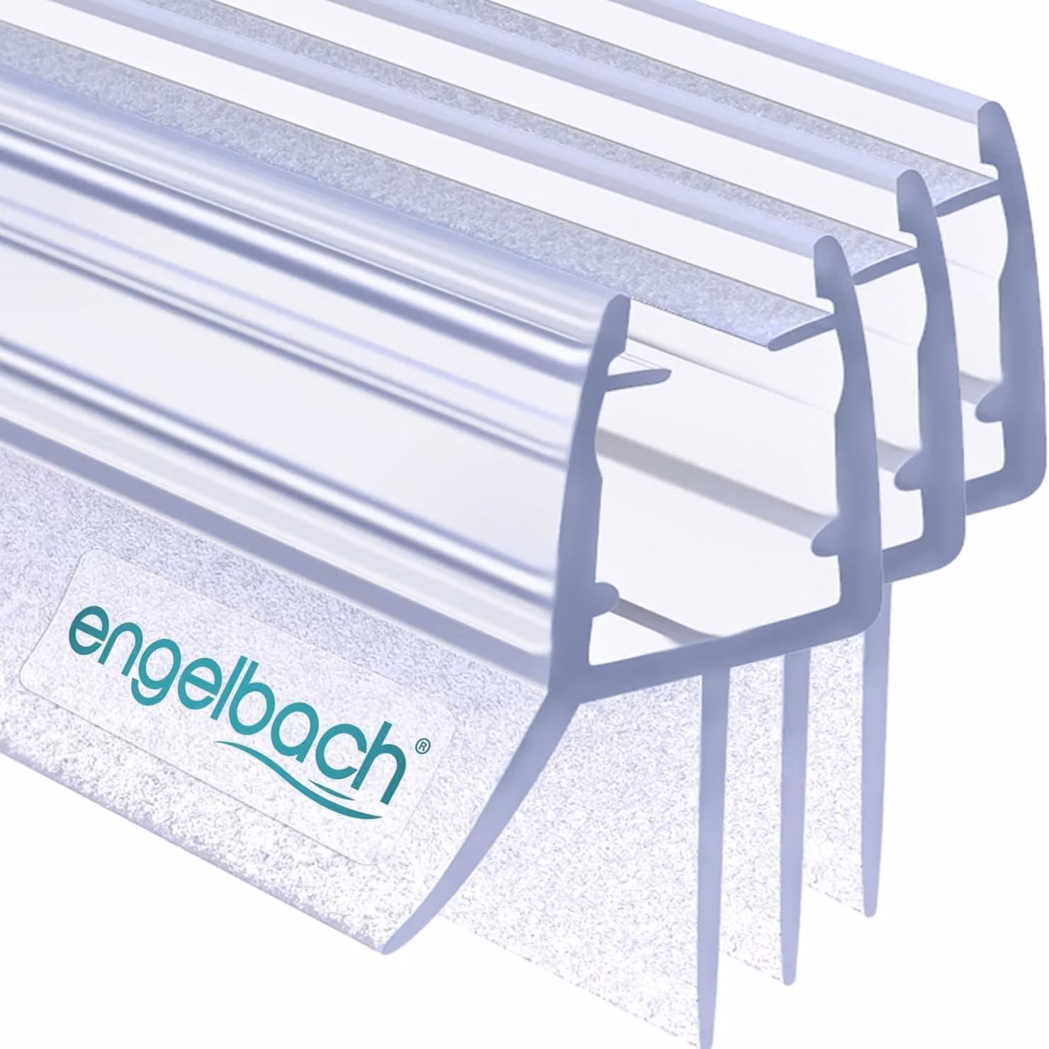 Guarnizione per doccia Engelbach® per porte in vetro da 5-8 mm, 3x70 cm, guarnizione per porta doccia, guarnizione di ricambio idrorepellente