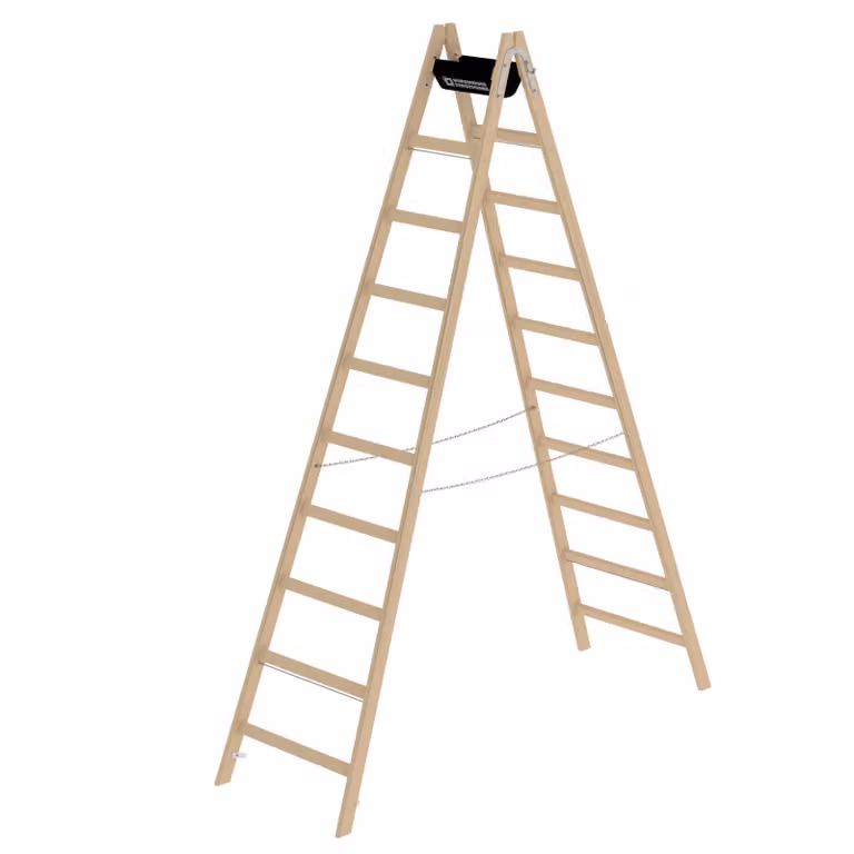 Scaletta in legno 2x10 pioli