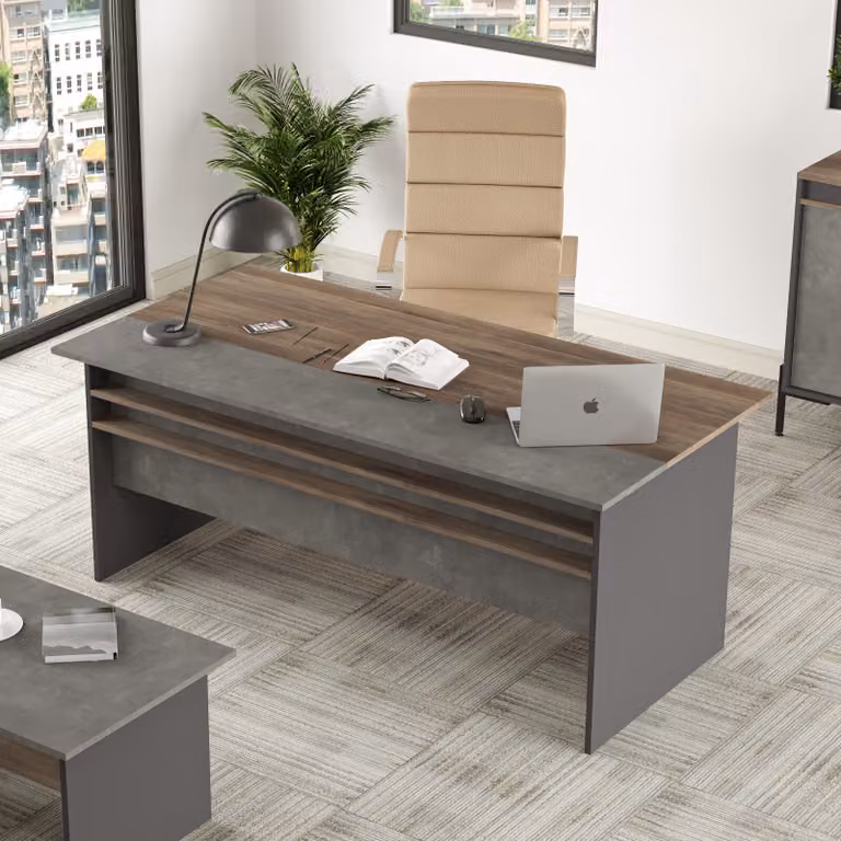 Skye Decor, VS1- VS1 LCS, marrone, tavolini, 75x180x89,5 cm, 100% pannello di particelle rivestito in melamina