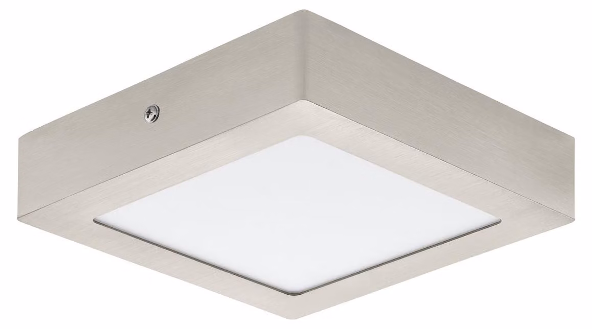 Eglo Leuchten Lampada da soffitto a LED LB25 Fueva Pro CCT 170x170 mm nichel opaco
