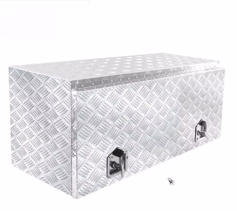 Cassetta degli attrezzi in alluminio - 76 cm (30 pollici) - Leggera - Con serratura - Dimensioni: 76x46x46 cm