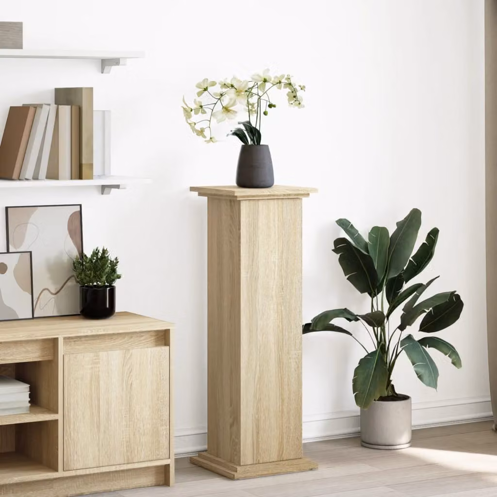 Espositore con Portaoggetti vidaXL in Rovere Sonoma Marrone, L/P/H: 31 x 30 x 90 cm