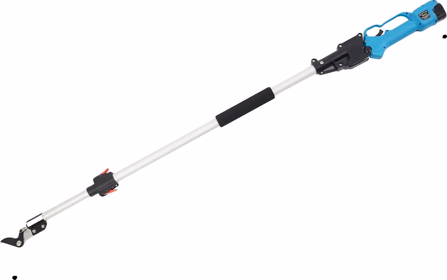 Tagliasiepi elettrici a batteria, design leggero, maggiore autonomia, blu