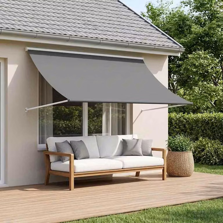 Maison Exclusive - Tenda da sole grigio chiaro 400 x 150 cm