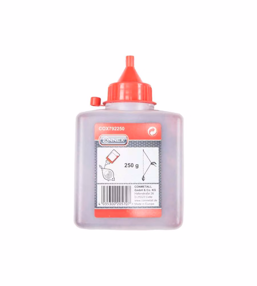 Masidef Polvere Colorata Rossa per Filo a Piombo - 250 gr