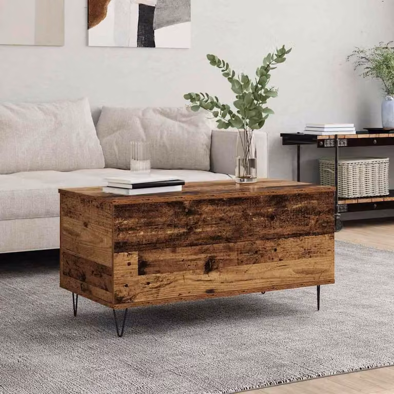 Maison Exclusive - Tavolino in legno antico 90 x 44,5 x 45 cm Materiale ligneo