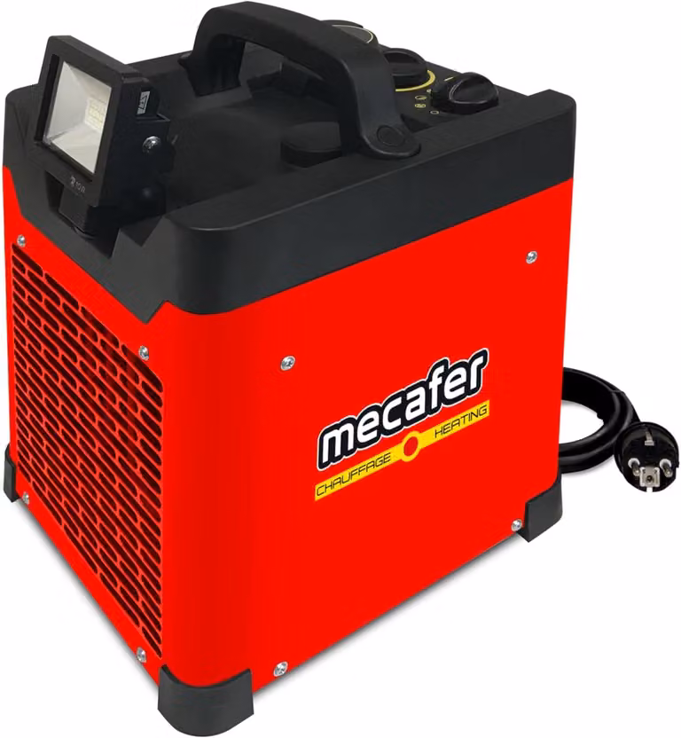 Riscaldatore per officina con ventola - Stufa per officina - Stufa per garage - Stufa da cantiere - Stufa elettrica - 3300W