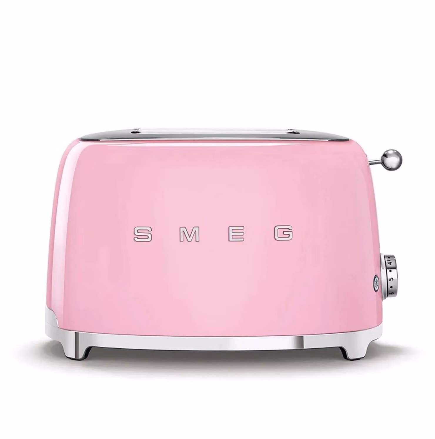 Smeg Tostapane 2 fette 50's Style, rosa lucido - TSF01PKEU