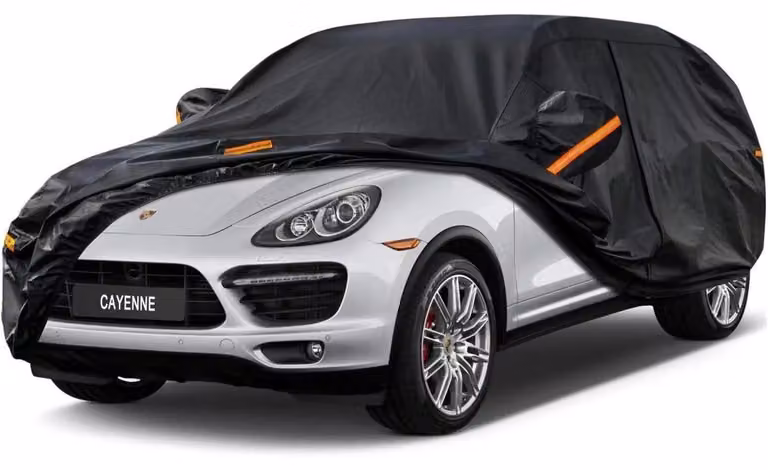 Copertura protettiva impermeabile e traspirante per Porsche Cayenne (2010-2025), colore nero