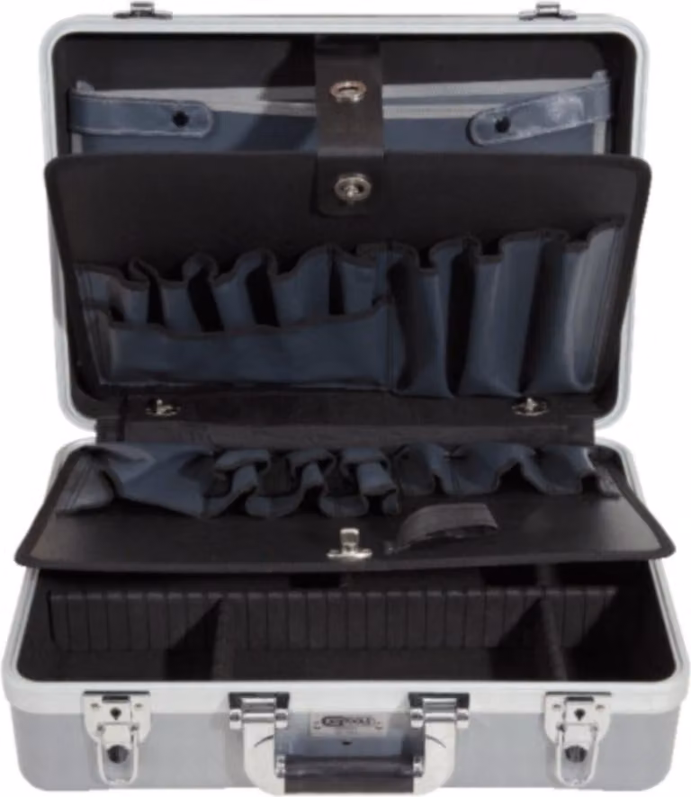 KS TOOLS Valigia portautensili rigida in ABS con telaio in alluminio 471x338x154 mm - 850.0540
