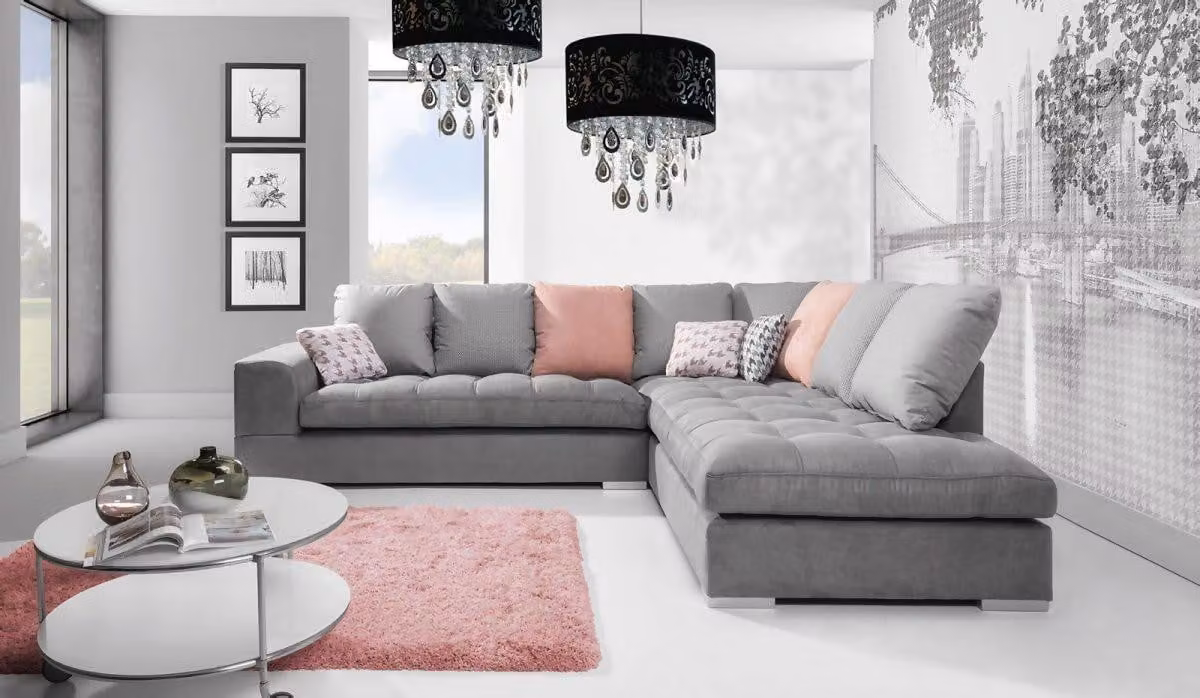 Ecksofa Sofa Couch Eck Couch Polster Couchen Garnitur Sitzecke Ecksofas Sofas