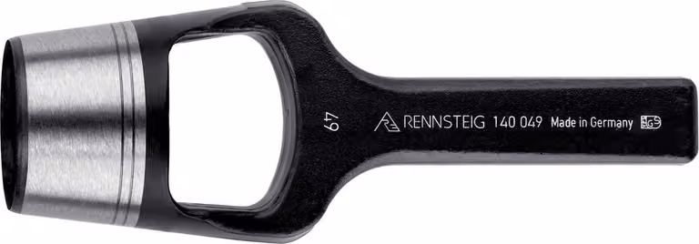 Rennsteig Henkellocheisen Ø 49 mm Locheisen Lochstanzer Stanzer 1400490