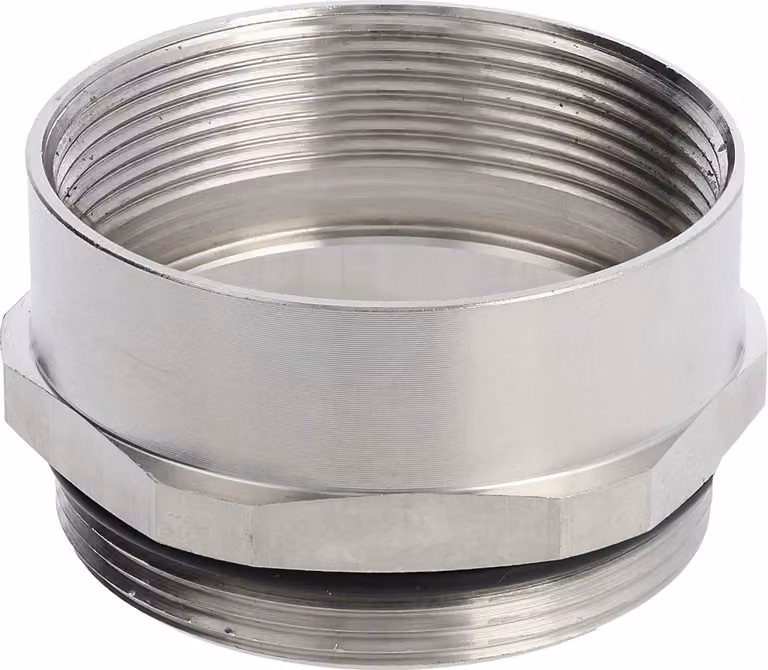 Raccordo intermedio LAPP PG/PG PG36x1,588 MSZ-36 corto esagonale ottone (CuZn) nichelato filettatura di collegamento 9,0 mm - 1 pezzo
