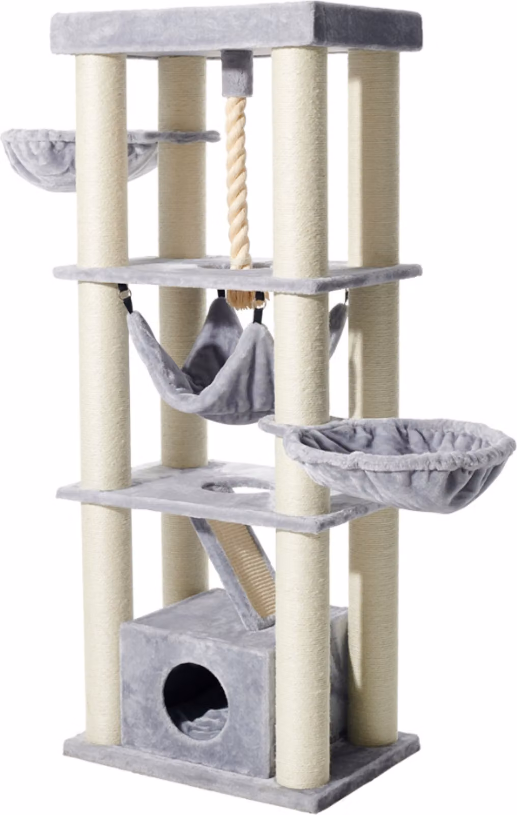Tiragraffi Nobby Ordu, altezza 176 cm, grigio chiaro