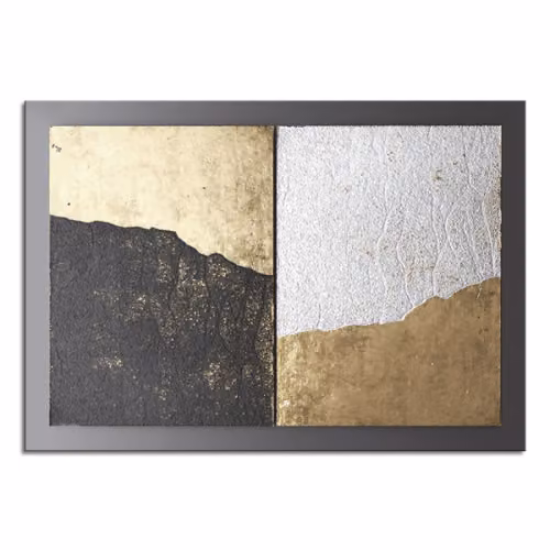 Quadro su tela Oro Argento Pintdecor